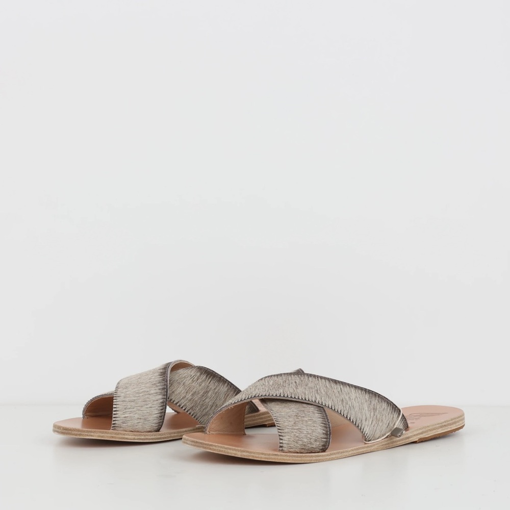 Ancient Greek Sandals Thais Crisscross Sandals Pony Desert 39